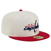 NHL Washington Capitals Chrome Two-Toned 59FIFTY Fitted Hat