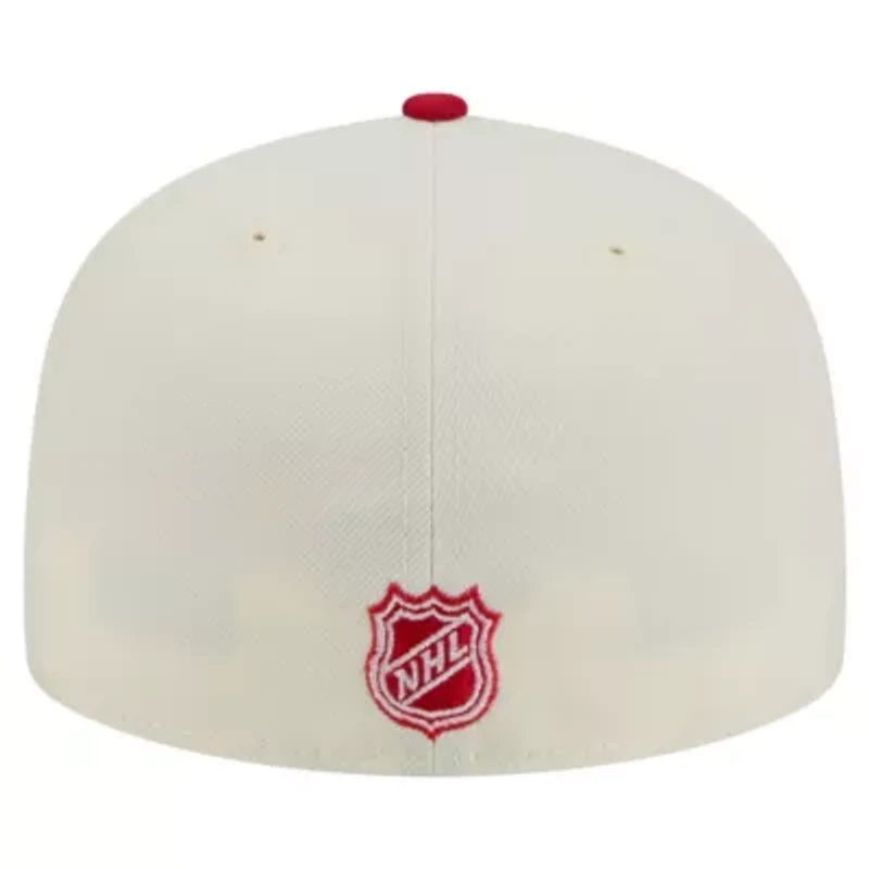 NHL Detroit Wings Chrome Two-Toned 59FIFTY Fitted Hat