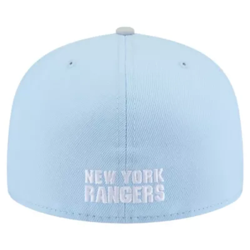 NHL Light Blue/Gray New York Rangers Color Pack 2-Tone 59FIFTY Fitted Hat