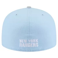 NHL Light Blue/Gray New York Rangers Color Pack 2-Tone 59FIFTY Fitted Hat