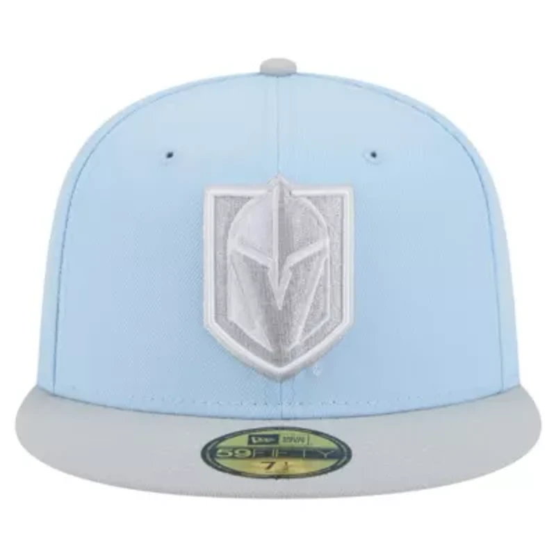NHL Light Blue/Gray Vegas Golden Knights Color Pack Two-Tone 59FIFTY Fitted Hat