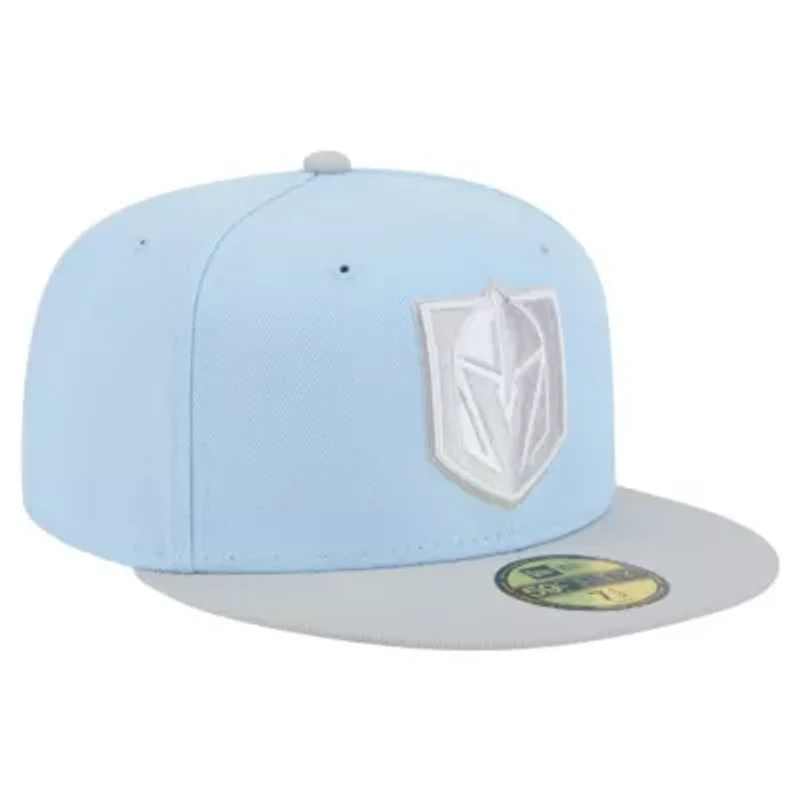NHL Light Blue/Gray Vegas Golden Knights Color Pack Two-Tone 59FIFTY Fitted Hat