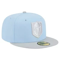 NHL Light Blue/Gray Vegas Golden Knights Color Pack Two-Tone 59FIFTY Fitted Hat