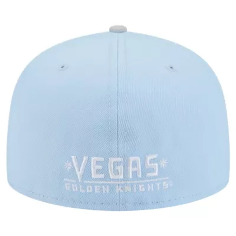 NHL Light Blue/Gray Vegas Golden Knights Color Pack Two-Tone 59FIFTY Fitted Hat