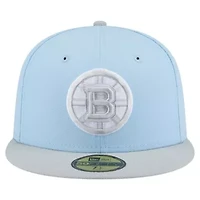 NHL Light Blue/Gray Color Pack Two-Tone 59FIFTY Fitted Hat