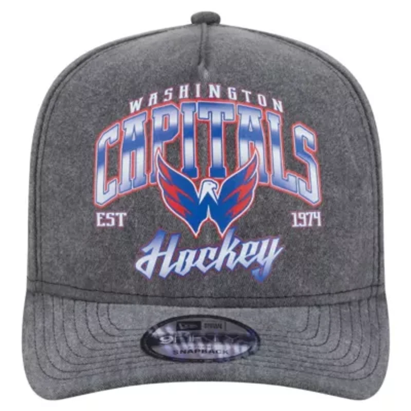 NHL Washington Capitals Throwback Washed A-Frame Pre-Curved 9FIFTY Snapback Hat