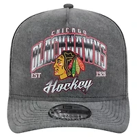 NHL Chicago Blackhawks Throwback Washed A-Frame Pre-Curved 9FIFTY Snapback Hat