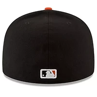 MLB White/Orange Baltimore Orioles National Baseball Hall of Fame 59FIFTY Fitted Hat