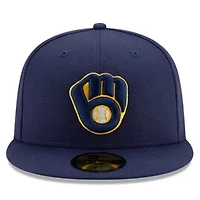 MLB Milwaukee Brewers National Baseball Hall of Fame 59FIFTY Fitted Hat