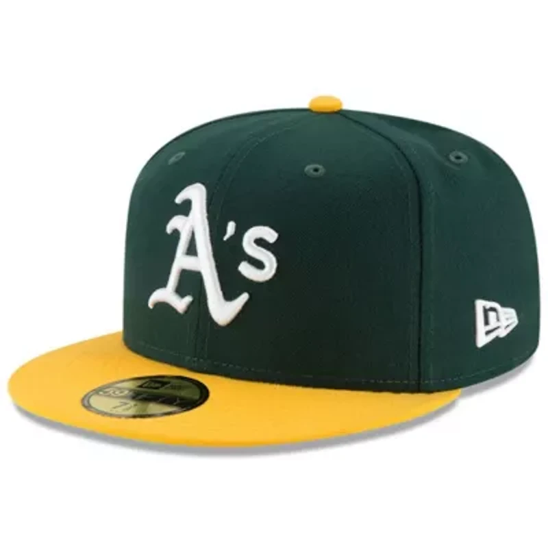 Oakland Athletics MLB Green/Gold National Baseball Hall of Fame 59FIFTY Fitted Hat