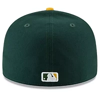 Oakland Athletics MLB Green/Gold National Baseball Hall of Fame 59FIFTY Fitted Hat