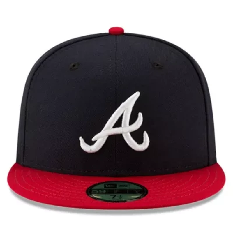 MLB Navy/Red Atlanta Braves National Baseball Hall of Fame 59FIFTY Fitted Hat