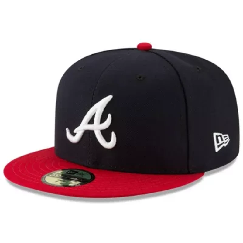 MLB Navy/Red Atlanta Braves National Baseball Hall of Fame 59FIFTY Fitted Hat