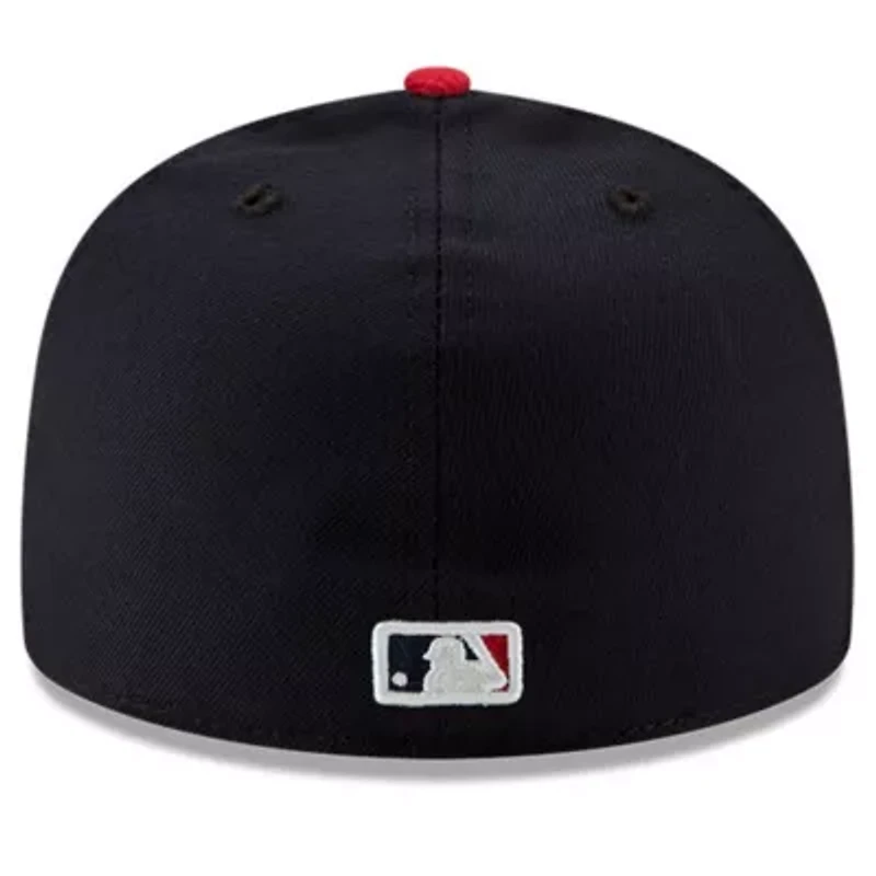 MLB Navy/Red Atlanta Braves National Baseball Hall of Fame 59FIFTY Fitted Hat