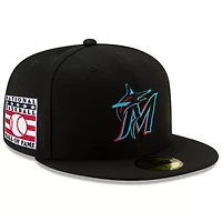 MLB Miami Marlins National Baseball Hall of Fame 59FIFTY Fitted Hat