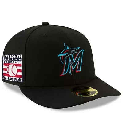 MLB Miami Marlins National Baseball Hall of Fame Low 59FIFTY Fitted Hat