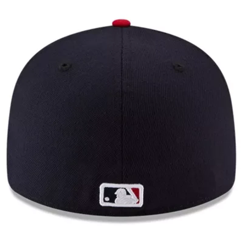 MLB Navy/Red Atlanta Braves National Baseball Hall of Fame Low 59FIFTY Fitted Hat