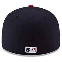 MLB Navy/Red Atlanta Braves National Baseball Hall of Fame Low 59FIFTY Fitted Hat