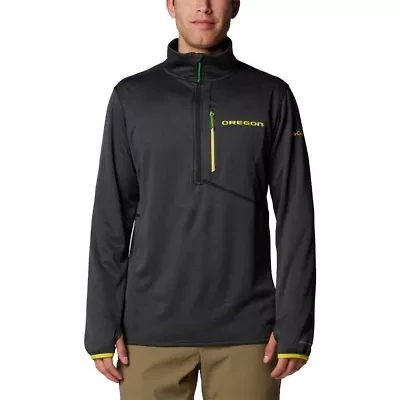 NCAA Oregon Ducks Park View Grid Fleece Omni-Wick Half-Zip Jacket