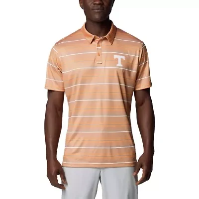 NCAA Tennessee Volunteers PFG Super Terminal Tackle™ Omni-Shade™ Stripe Polo