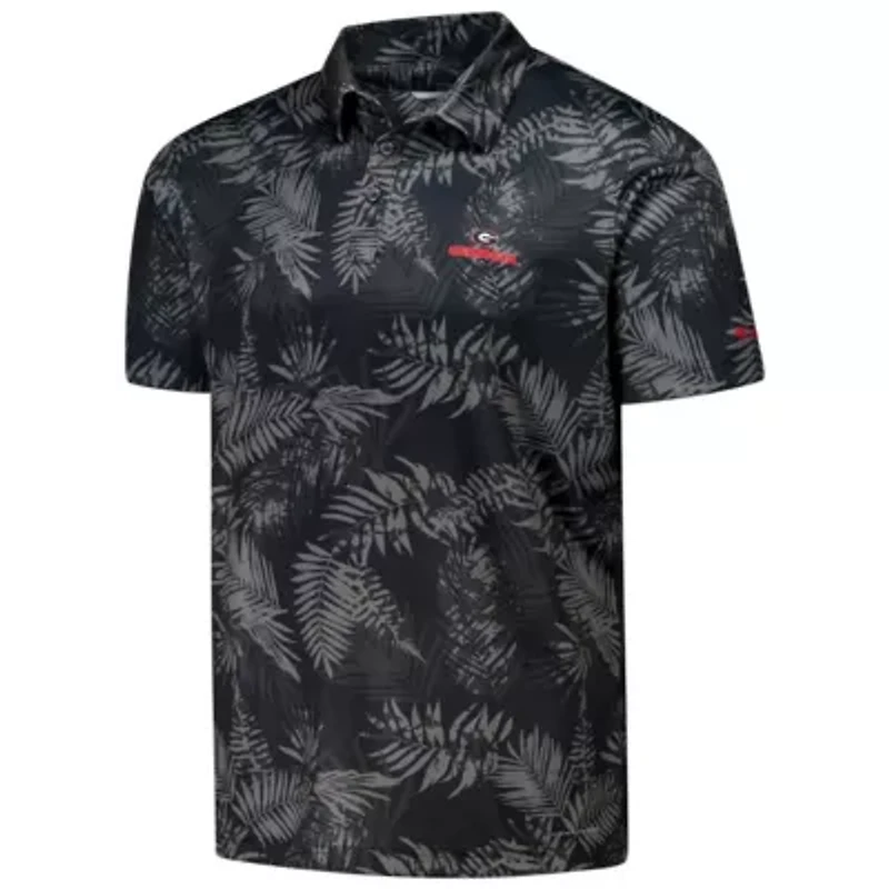 NCAA Georgia Bulldogs PFG Super Terminal Tackle™ Omni-Shade™ Bangalows Polo