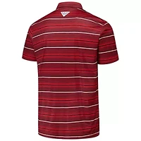 NCAA Georgia Bulldogs PFG Super Terminal Tackle™ Omni-Shade™ Stripe Polo