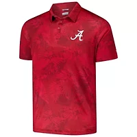 Alabama Crimson Tide NCAA PFG Super Terminal Tackle™ Omni-Shade™ Bangalows Polo