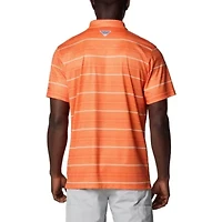 NCAA Clemson Tigers PFG Super Terminal Tackle™ Omni-Shade™ Stripe Polo