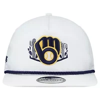 MLB Milwaukee Brewers 2025 Spring Training Palm Golfer Snapback Hat