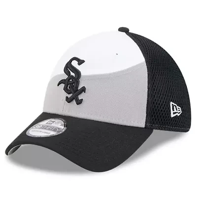 Chicago White Sox MLB Gray/Black 2025 Spring Training 39THIRTY Flex Hat