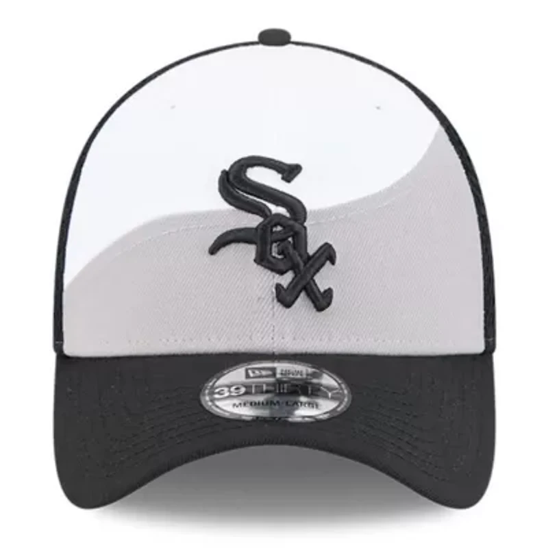 Chicago White Sox MLB Gray/Black 2025 Spring Training 39THIRTY Flex Hat