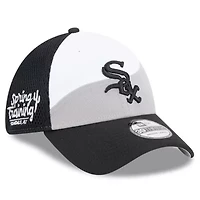 Chicago White Sox MLB Gray/Black 2025 Spring Training 39THIRTY Flex Hat