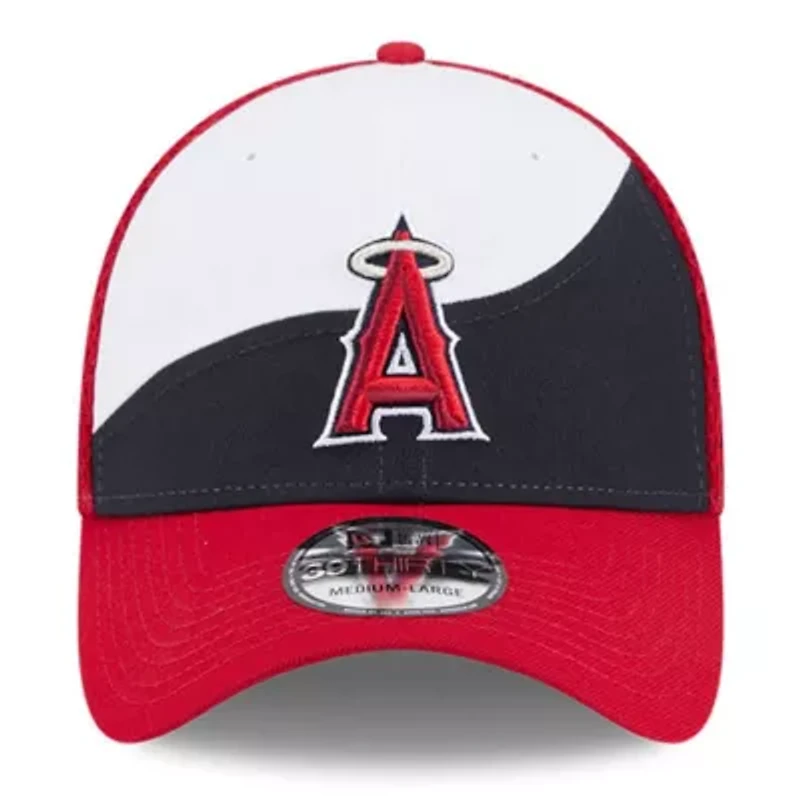 MLB White/Navy Los Angeles Angels 2025 Spring Training 39THIRTY Flex Hat