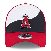 MLB White/Navy Los Angeles Angels 2025 Spring Training 39THIRTY Flex Hat