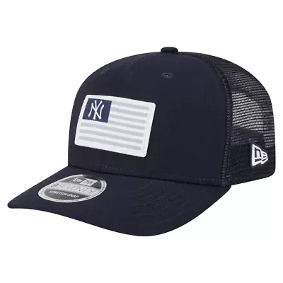 MLB New York Yankees Flag 9SEVENTY Stretch-Snap Hat