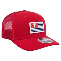 MLB Philadelphia Phillies Flag 9SEVENTY Stretch-Snap Hat