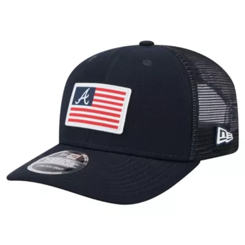 MLB Atlanta Braves Flag 9SEVENTY Stretch-Snap Hat