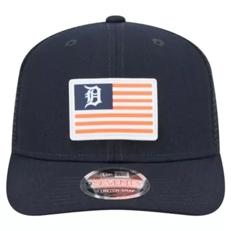 MLB Detroit Tigers Flag 9SEVENTY Stretch-Snap Hat