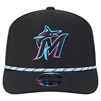 MLB Miami Marlins Multi-Rope 9SEVENTY Stretch-Snap Hat