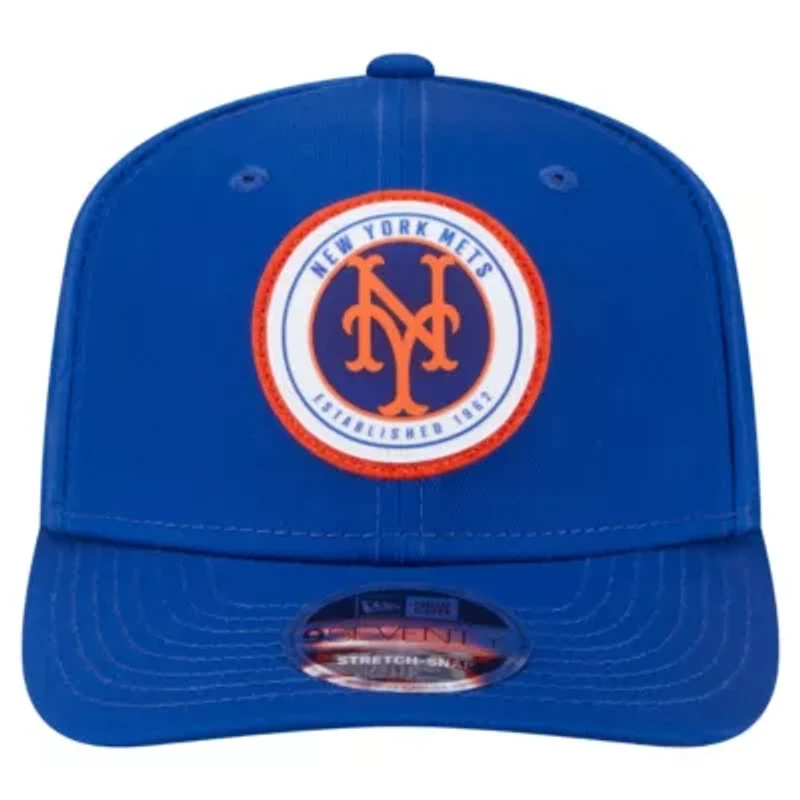 MLB New York Mets Circle Patch 9SEVENTY Stretch-Snap Hat