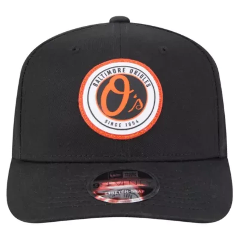 MLB Baltimore Orioles Circle Patch 9SEVENTY Stretch-Snap Hat