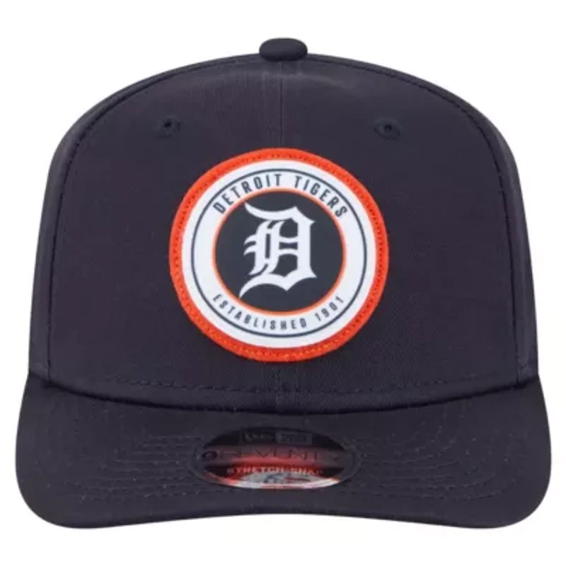 MLB Detroit Tigers Circle Patch 9SEVENTY Stretch-Snap Hat
