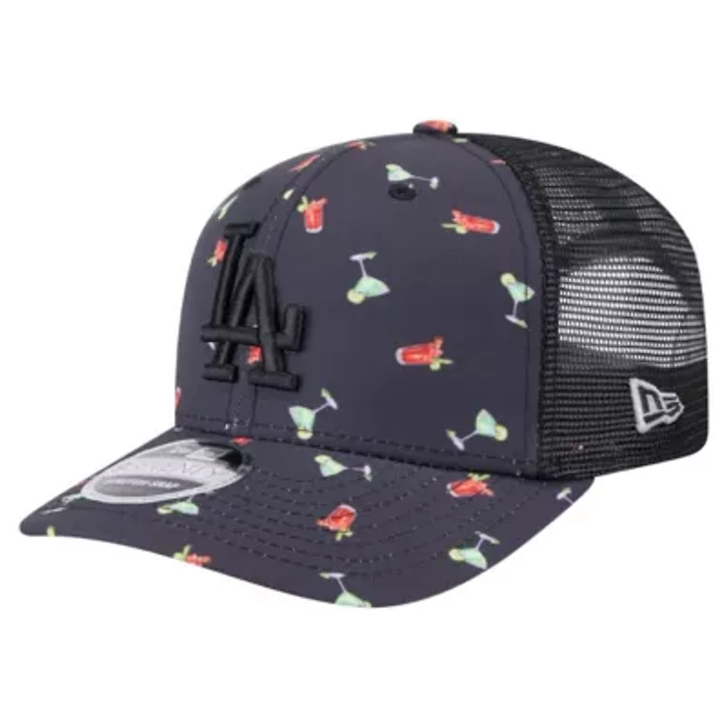 MLB Los Angeles Dodgers Adventure Drinks Pattern 9SEVENTY Stretch-Snap Hat