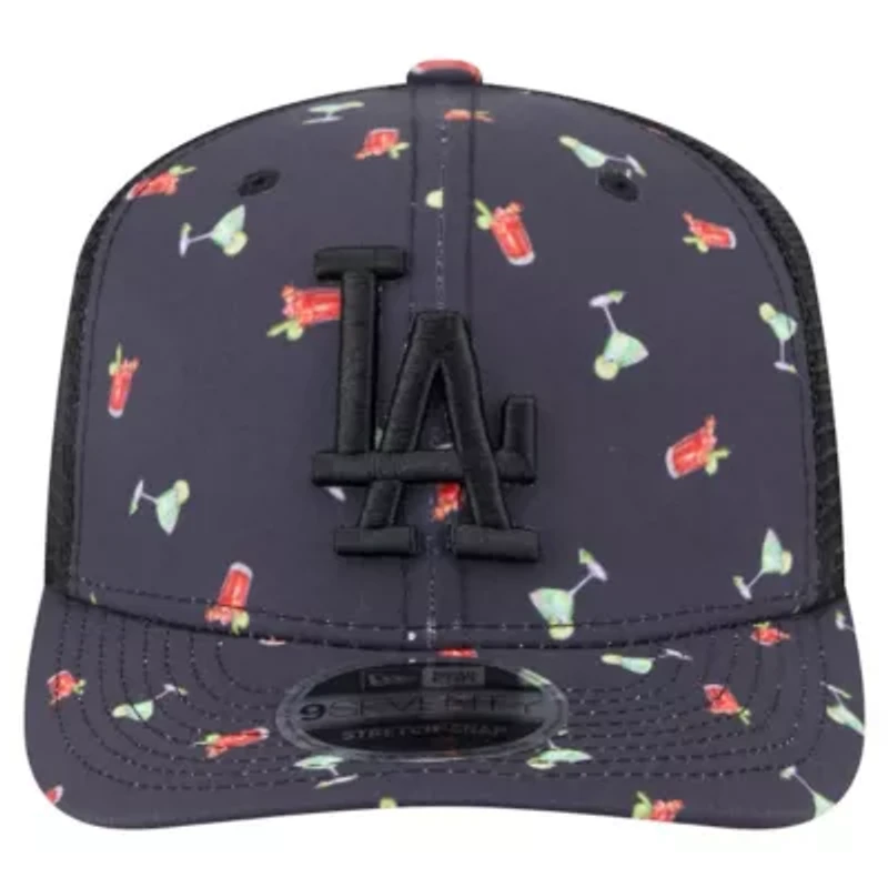 MLB Los Angeles Dodgers Adventure Drinks Pattern 9SEVENTY Stretch-Snap Hat