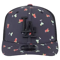 MLB Los Angeles Dodgers Adventure Drinks Pattern 9SEVENTY Stretch-Snap Hat