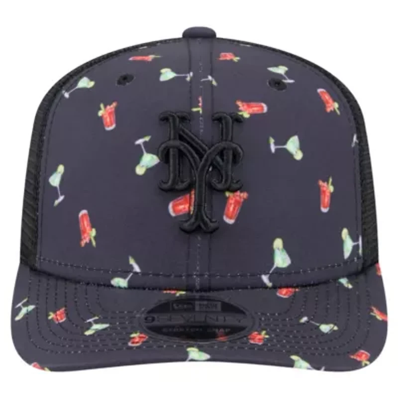 MLB New York Mets Adventure Drinks Pattern 9SEVENTY Stretch-Snap Hat