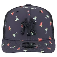 MLB New York Yankees Adventure Drinks Pattern 9SEVENTY Stretch-Snap Hat