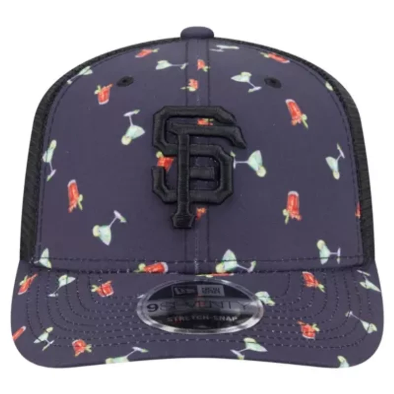 MLB San Francisco Giants Adventure Drinks Pattern 9SEVENTY Stretch-Snap Hat