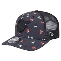 MLB Baltimore Orioles Adventure Drinks Pattern 9SEVENTY Stretch-Snap Hat