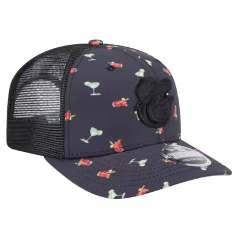 MLB Baltimore Orioles Adventure Drinks Pattern 9SEVENTY Stretch-Snap Hat